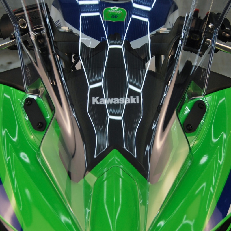 Kawasaki Ninja 500 Block Off Plates - Front - New Rage Cycles - `24-`27